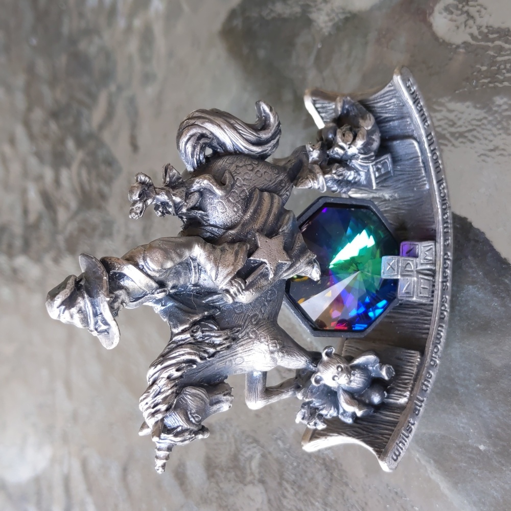 A G Slocombe Pewter Figurine- The Nursery